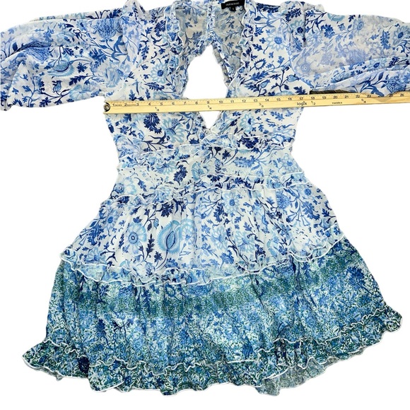 Oliviaceous Boho Waves Ombré Bohemian Style Dress - Picture 12 of 13